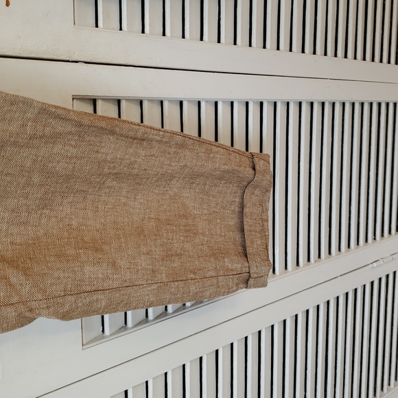 Banana Republic Mason Athletic Linen Tapered Ankle-Length Cropped Pants … - Picture 4 of 8